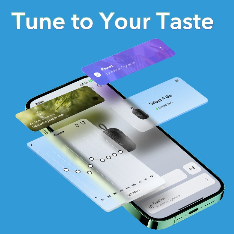 Soundcore Select 4 Go, 5W Crystal Clear Sound, Bluetooth Speaker, IPX67 Waterproof, 20H Playtime